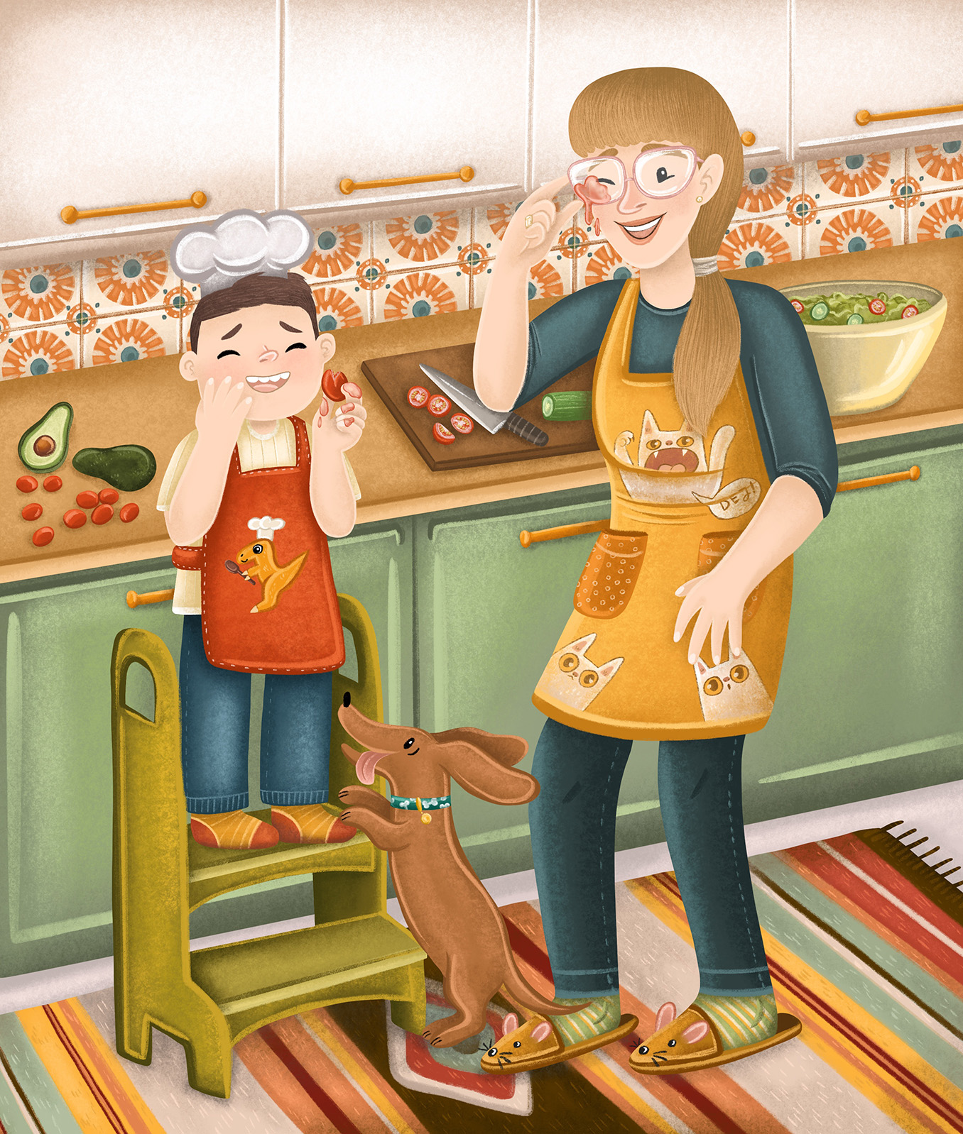 ilustracja dla dzieci ilustracja do książki ilustratorka moda fashion ilustrowane