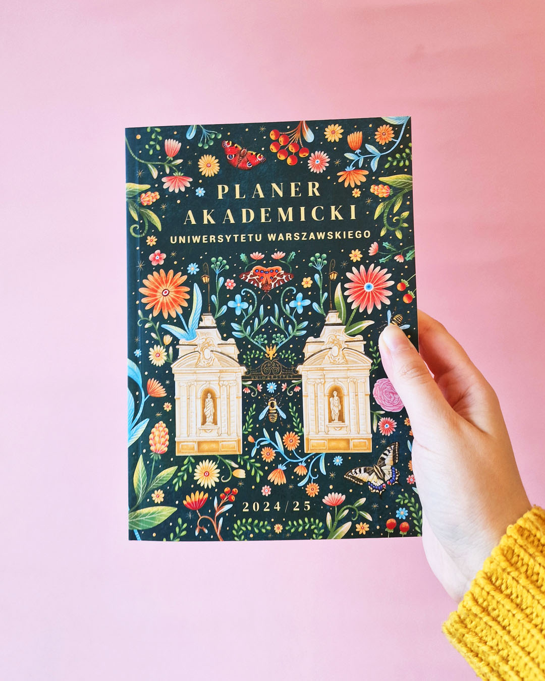 planner akademicki ilustracje