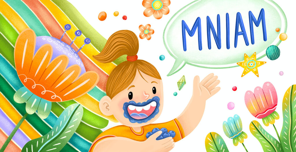 ilustracja naklejka dla dzieci