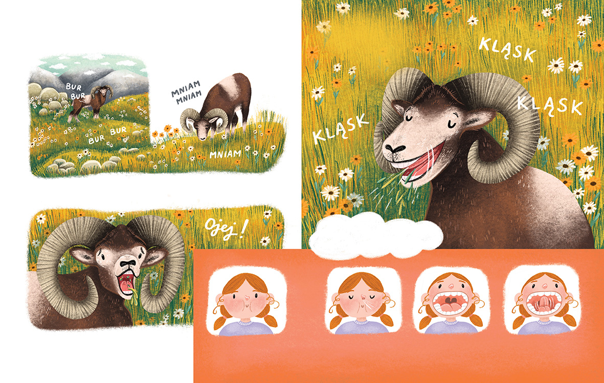 ilustracja dla dzieci ilustracja do książki ilustratorka ilustrowane