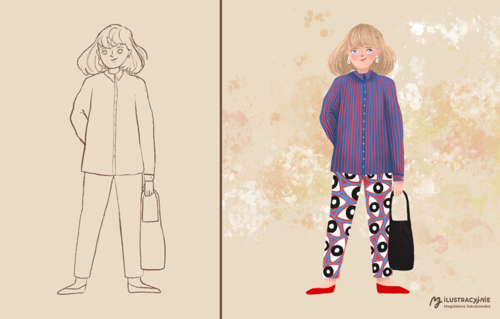 ilustracja dla dzieci ilustracja do książki ilustratorka moda fashion ilustrowane