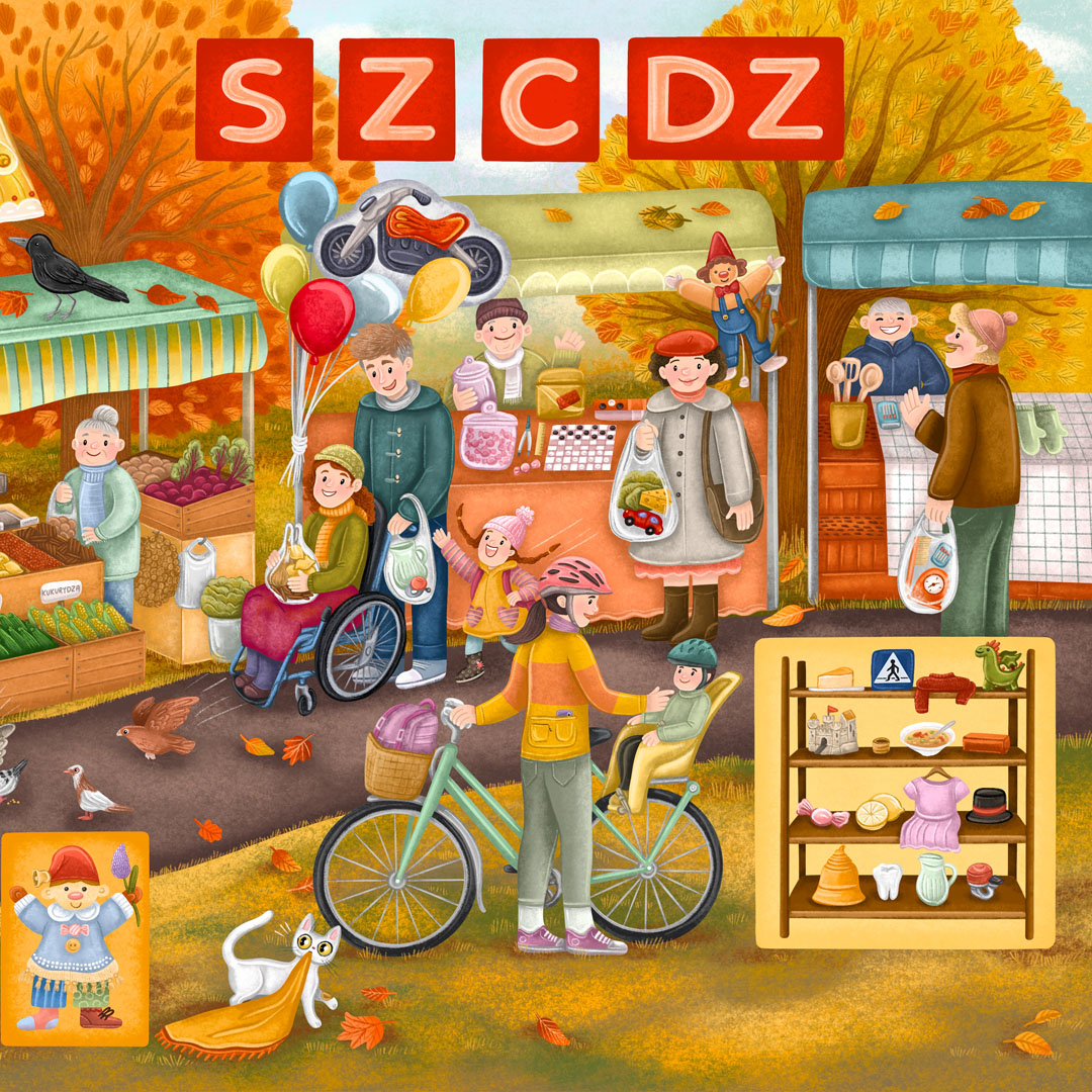 ilustracja dla dzieci ilustracja do książki ilustratorka