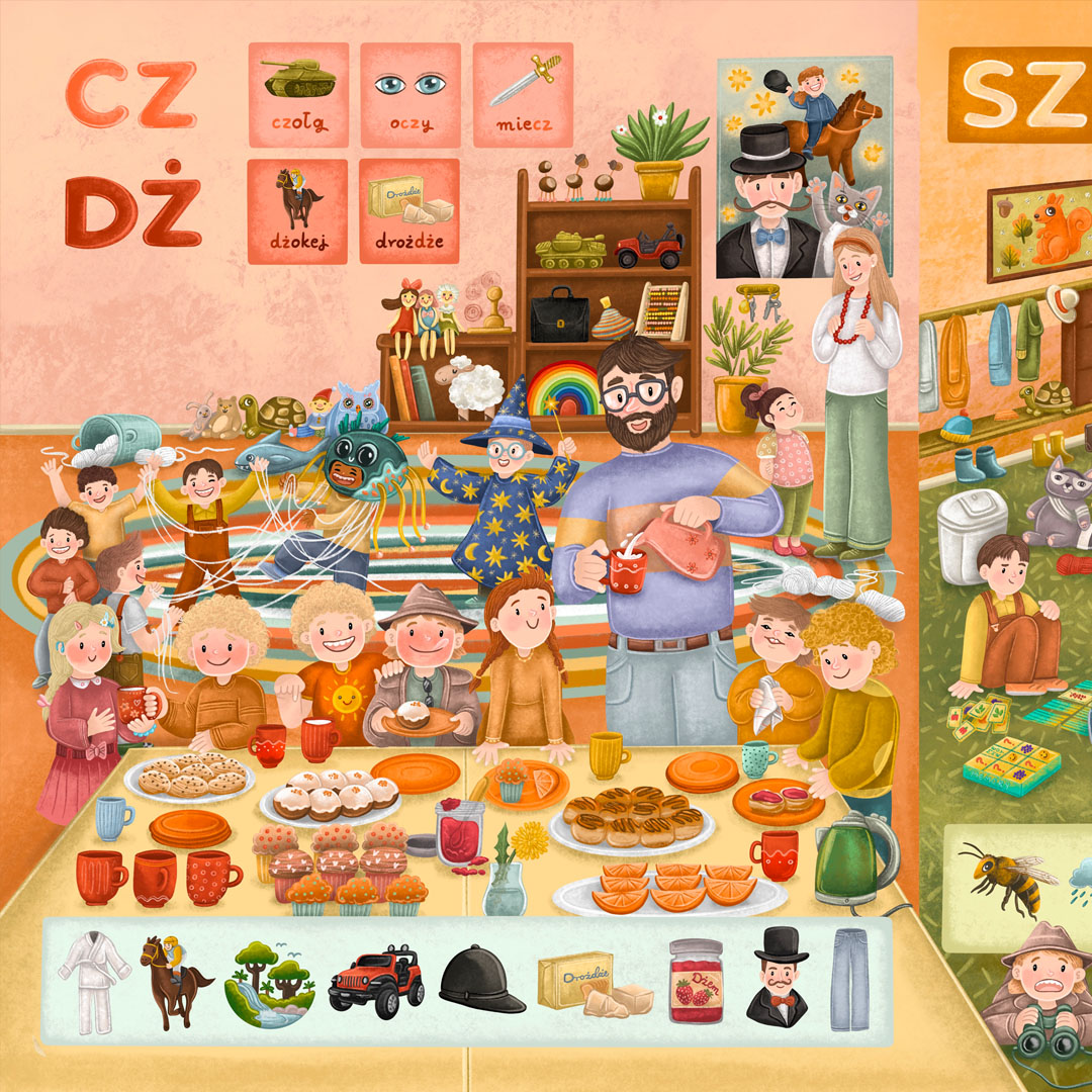 ilustracja dla dzieci ilustracja do książki ilustratorka